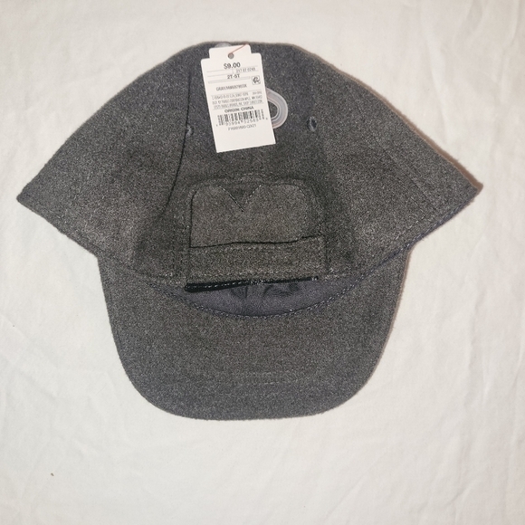 ADJUSTABLE gray with buffalo check heart baseball toddler hat - Picture 2 of 2